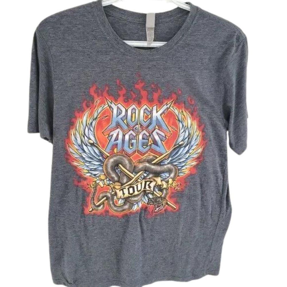 Rock of Ages 2012-2013 TOUR Gray T-SHIRT